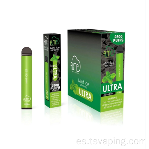 Vape 2500 Puffs Fume Ultra Salt Vape Dispositive